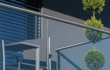 glass rails